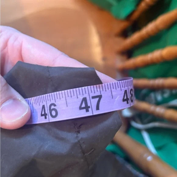 Vintage Ralph Lauren Olive Coat with Brown Collar - Picture 10 of 10